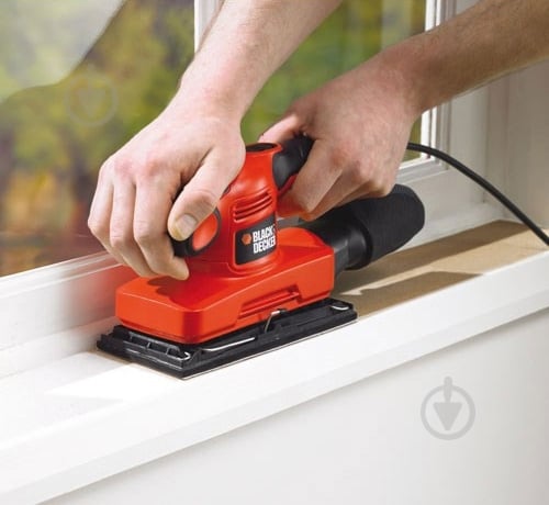 Виброшлифмашина Black+Decker KA320EKA - фото 2