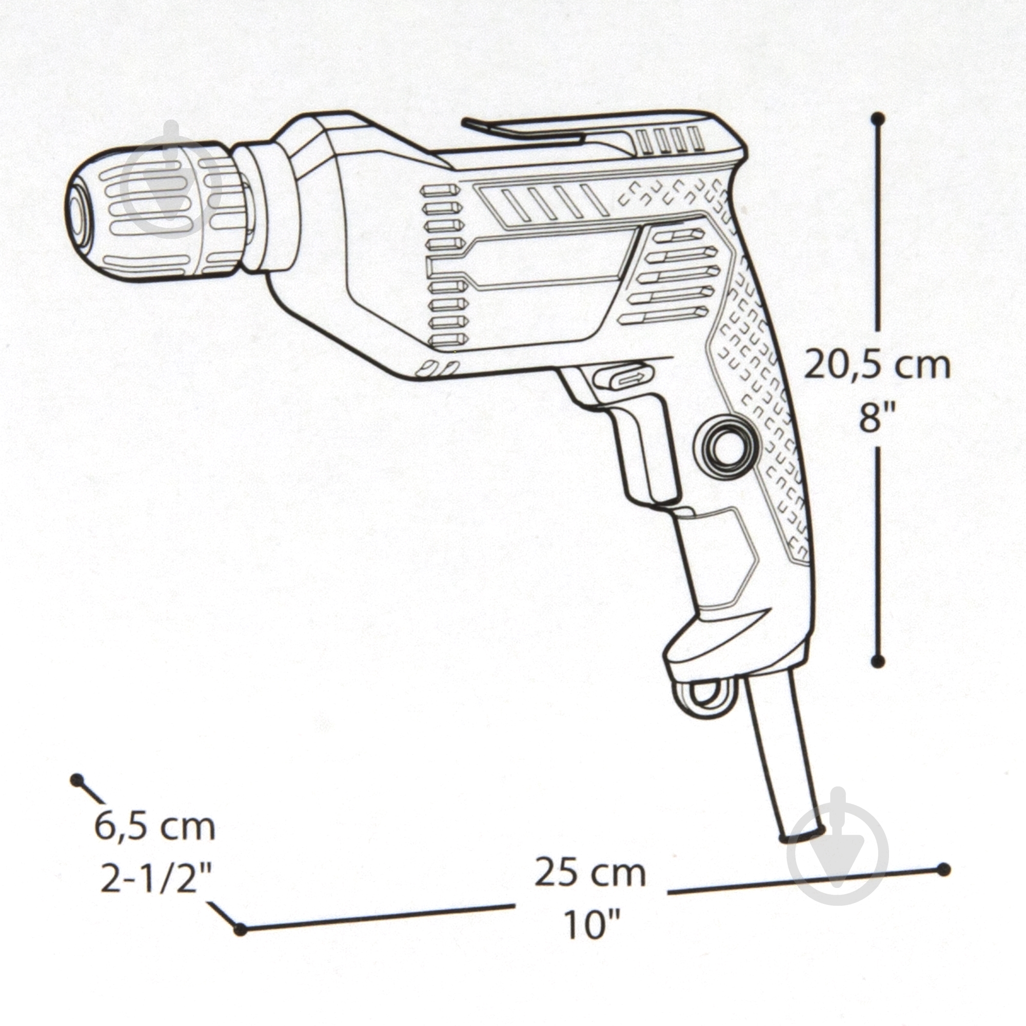 Дрель безударная Crown CT10179C - фото 5