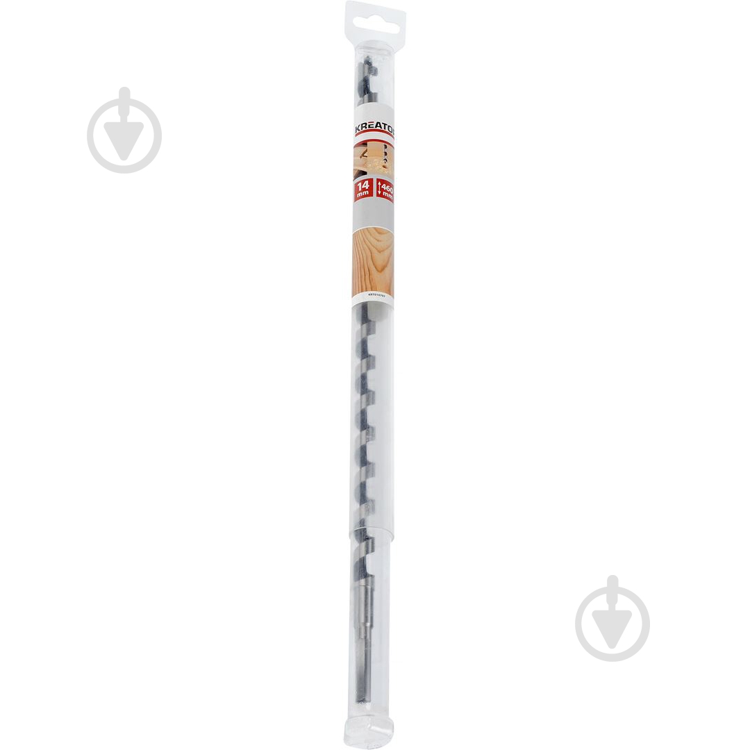 Сверло по дереву Kreator спиральное Ø 14x460 мм 1 шт. KRT010707 - фото 2