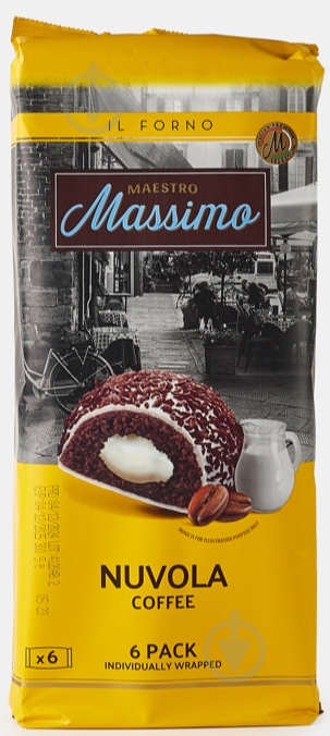 Бисквит Maestro Massimo с кофейным кремом 300 г - фото 1