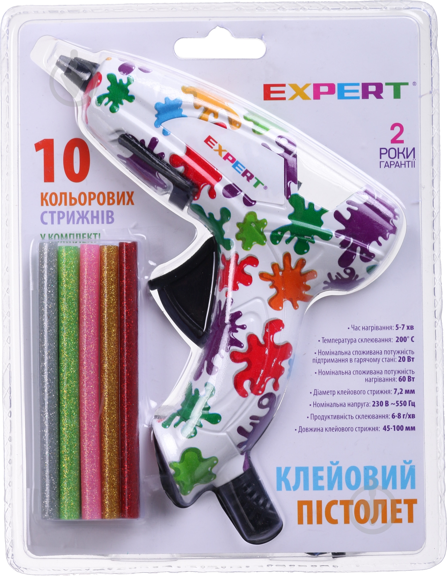 Пістолет клейовий Expert Tools GG118C - фото 9