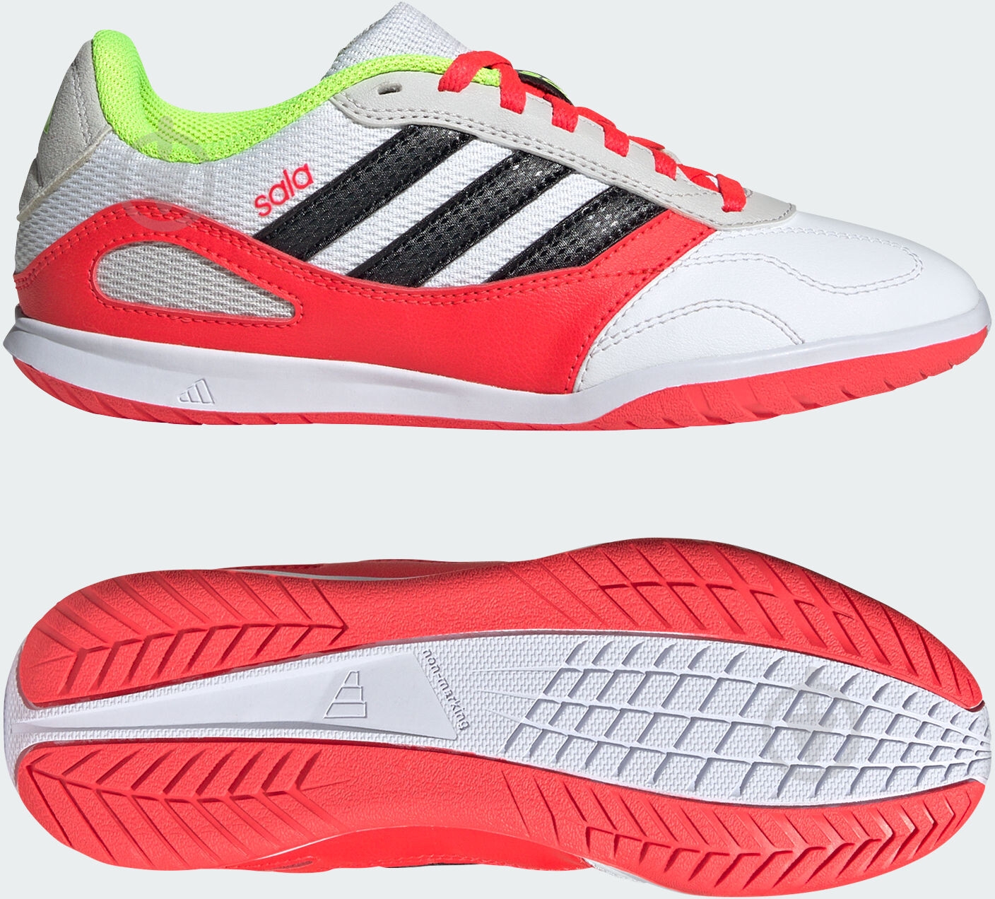 Футзальне взуття Adidas SUPER SALA III J JP5435 р.37 1/3 білий - фото 10 Футзальне взуття Adidas SUPER SALA III J JP5435 р.37 1/3 білий - фото 10