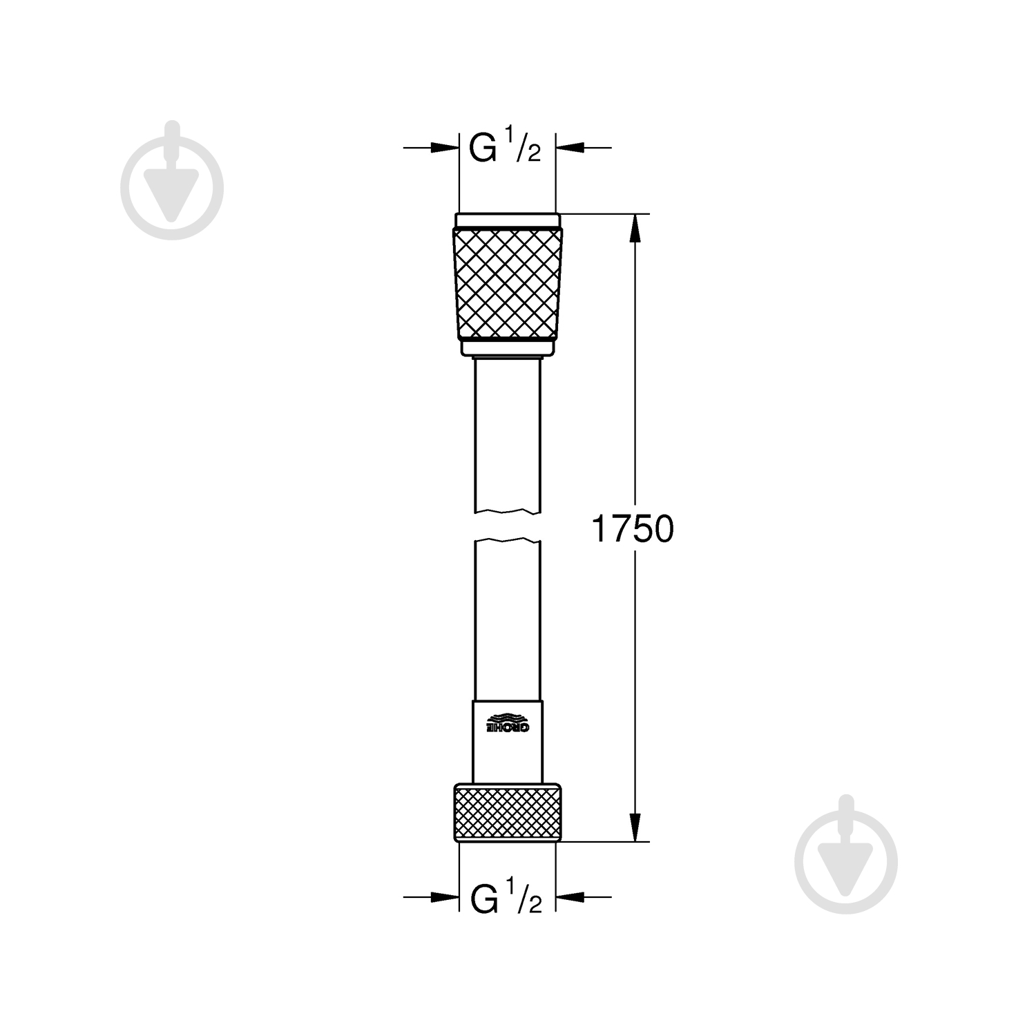 Шланг для душа Grohe Relexaflex 1750 мм - фото 2