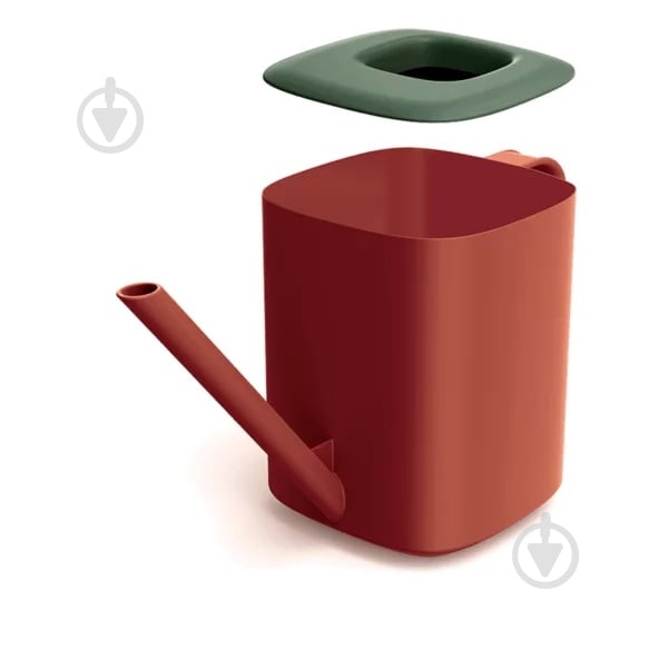 Лійка для квітів PRP TUBI 1 л, ретро-червона/темно-зелена - фото 2 Лійка для квітів PRP TUBI 1 л, ретро-червона/темно-зелена - фото 2