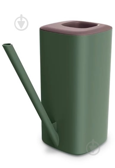 Лійка для квітів PRP TUBI 1,6 л, темно-зелена/марсала - фото 1 Лійка для квітів PRP TUBI 1,6 л, темно-зелена/марсала - фото 1