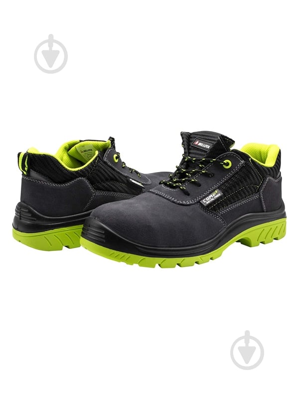 Ботинки рабочие Bellota велюр Comp+ р.41 7231041S1.B черный с зеленым - фото 6