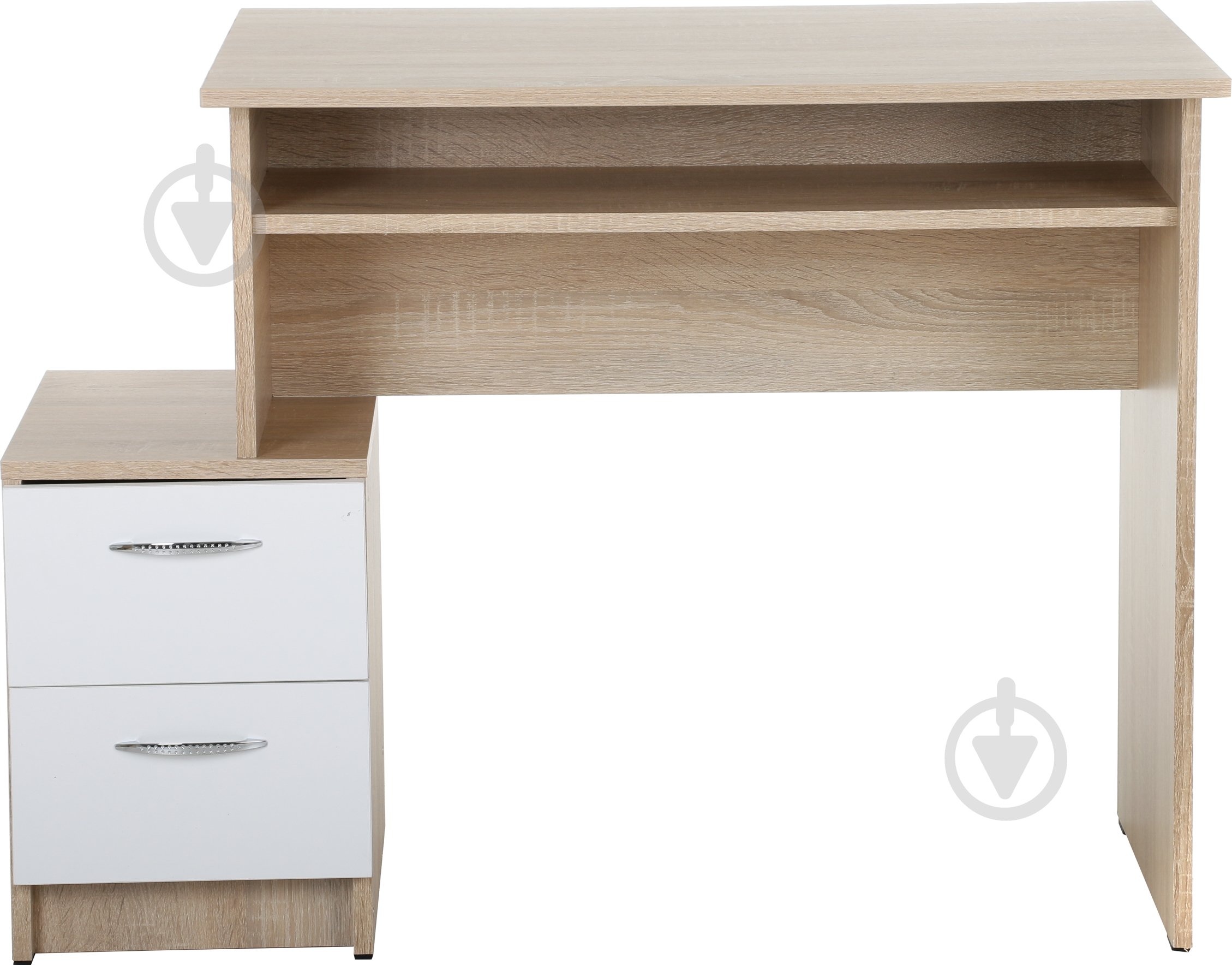 Стол письменный Пехотин Софт дуб сонома с белым - фото 1 Стол письменный Пехотин Софт дуб сонома с белым - фото 1