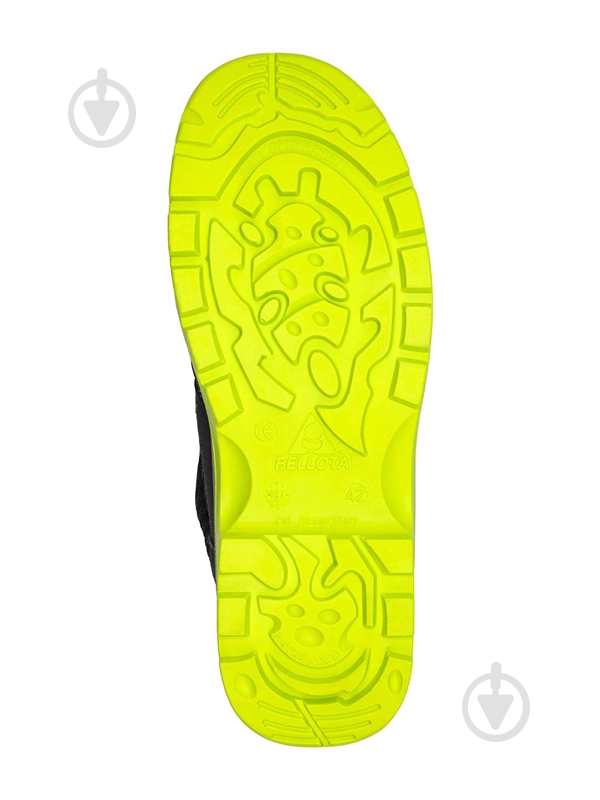 Ботинки рабочие Bellota велюр Comp+ р.43 7231043S1.B черный с зеленым - фото 7