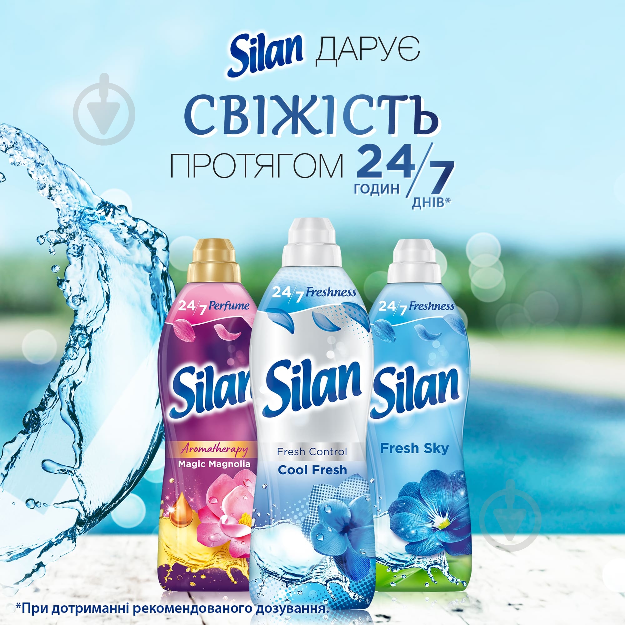 Кондиціонер-ополіскувач Silan Cool Fresh Fresh Control 0,77 л — фото 4