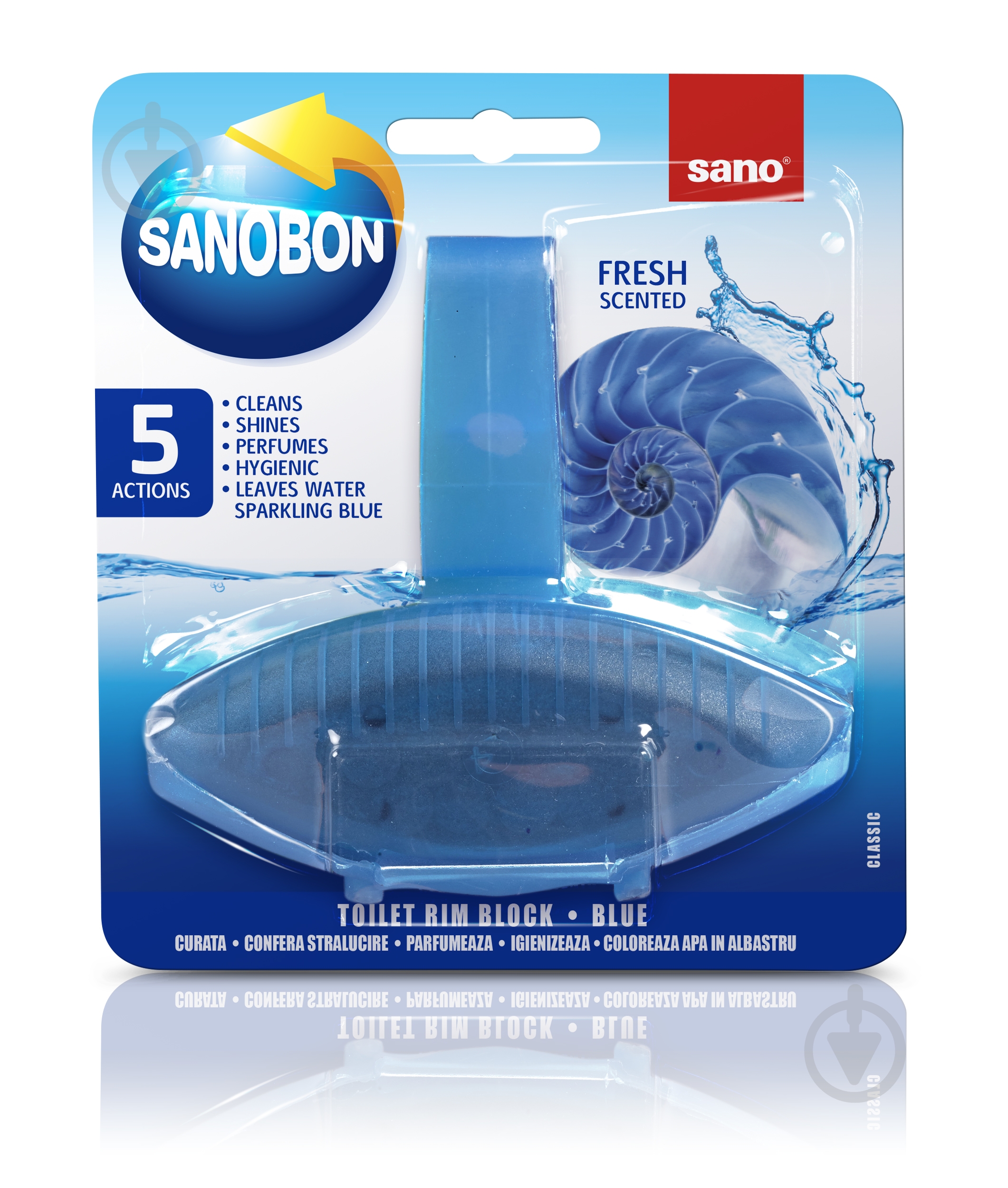 Туалетный блок Sano Blue 55 г - фото 1