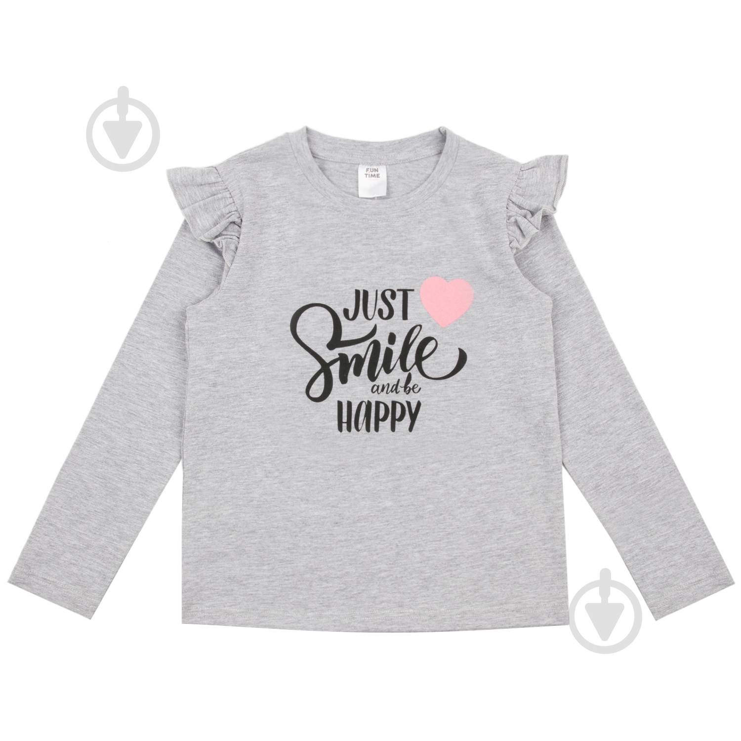 Джемпер для девочки Funtime Smile р.122 серый - фото 4 Джемпер для девочки Funtime Smile р.122 серый - фото 4