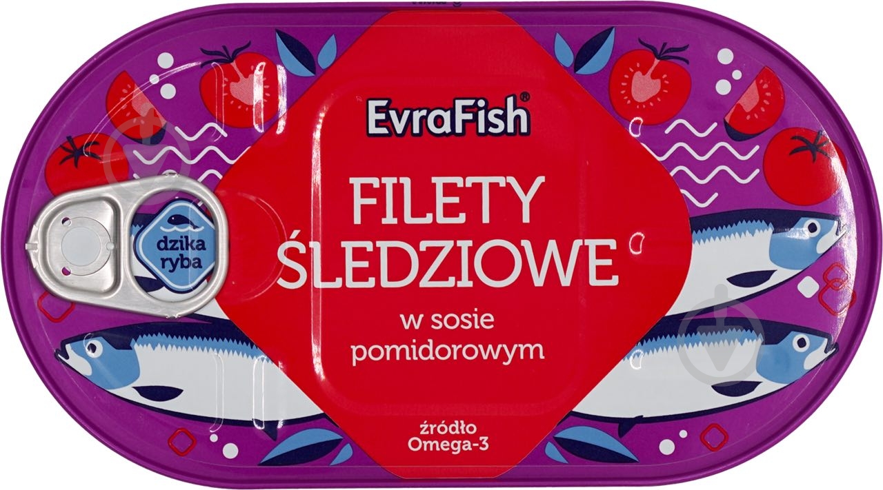 Филе сельди EvraFish в томатном соусе 170 г - фото 1