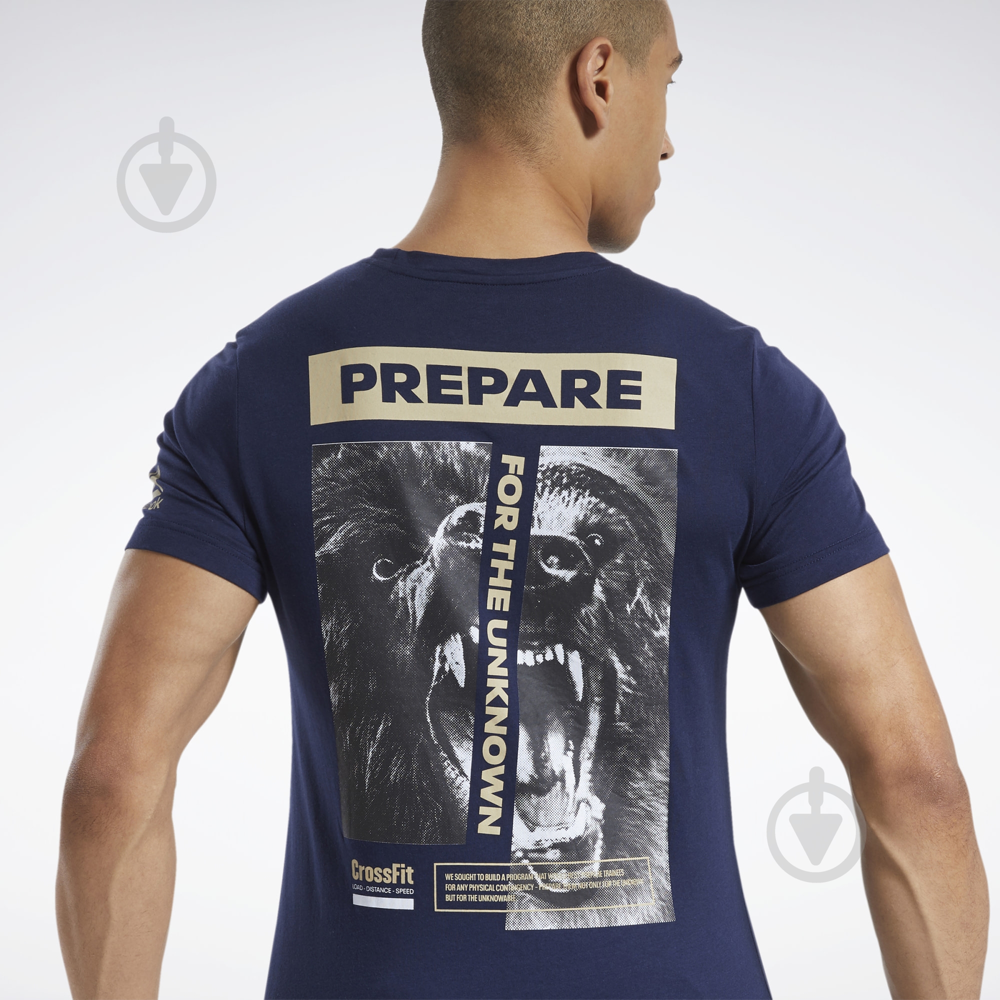 Футболка Reebok RC Prepare Tee VECNAV FS7660 р.XL синий - фото 6