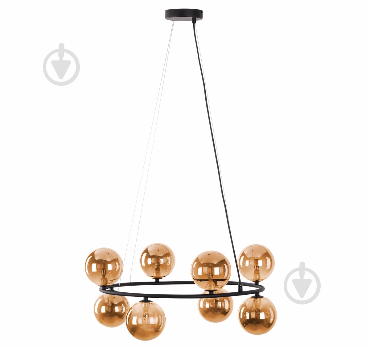 Люстра подвесная TK Lighting ANABELLE 6907 8xG9 янтарный - фото 1