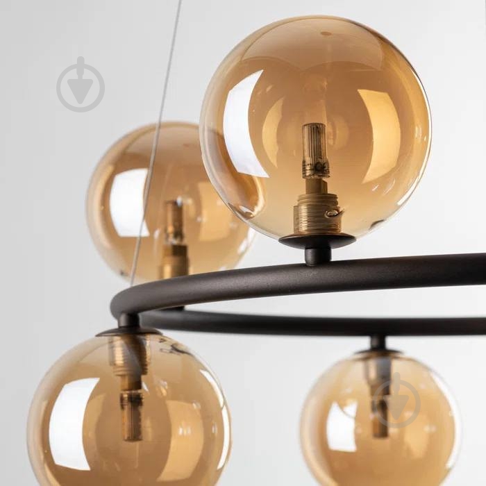 Люстра подвесная TK Lighting ANABELLE 6907 8xG9 янтарный - фото 3