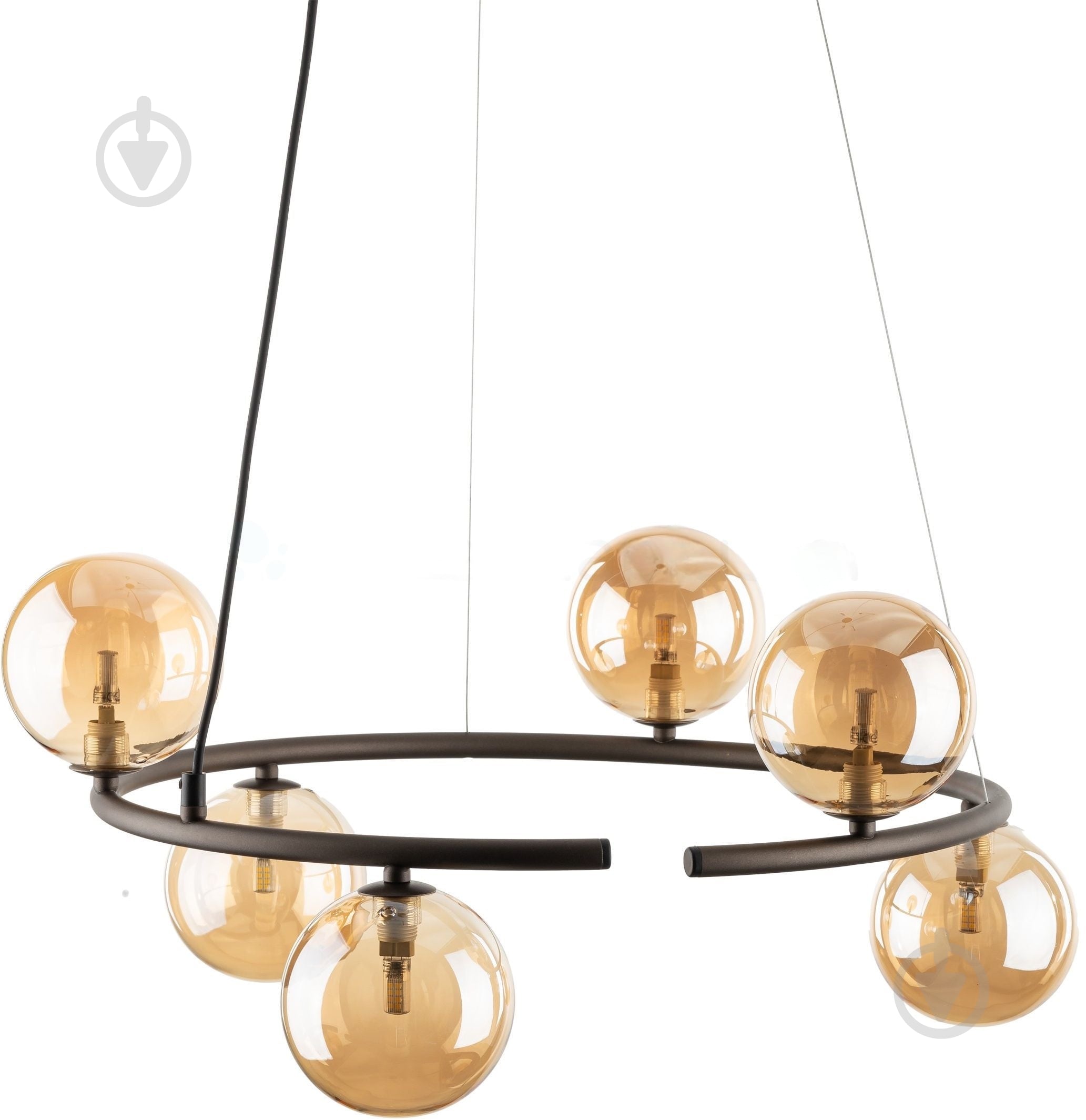 Люстра подвесная TK Lighting ANABELLE 6906 6xG9 янтарный - фото 2