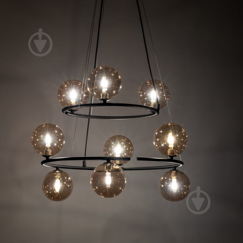 Люстра подвесная TK Lighting ANABELLE 6845 9xG9 дымчатый - фото 2