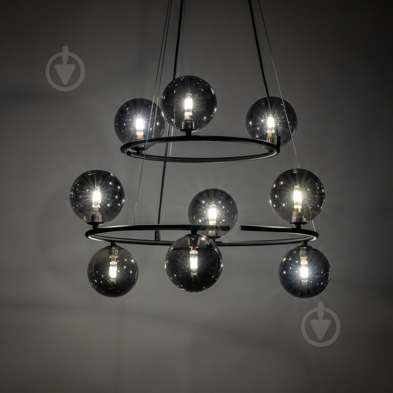 Люстра подвесная TK Lighting ANABELLE 6845 9xG9 дымчатый - фото 3