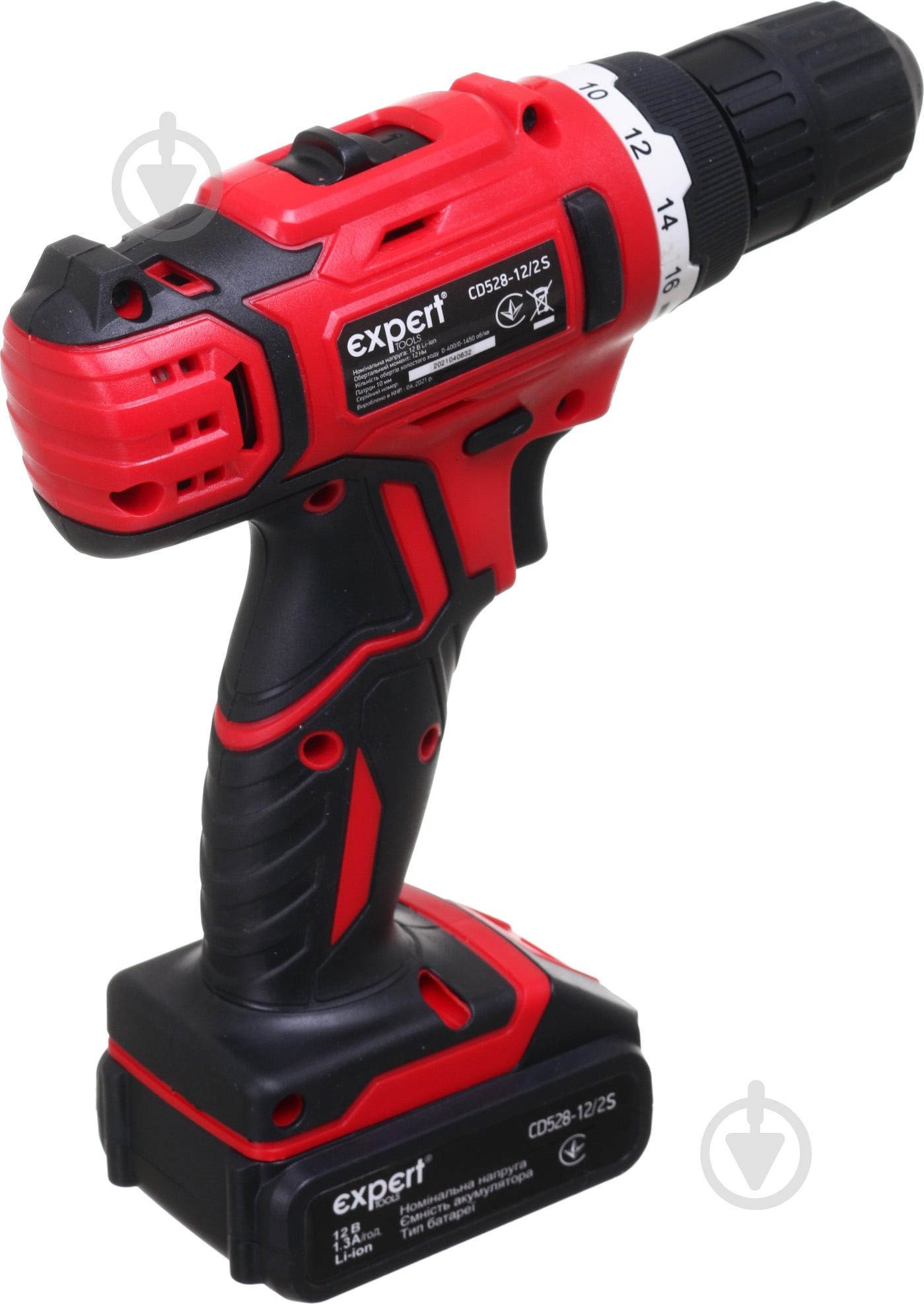 Шуруповерт аккумуляторный Expert Tools CD528-12/2S - фото 3