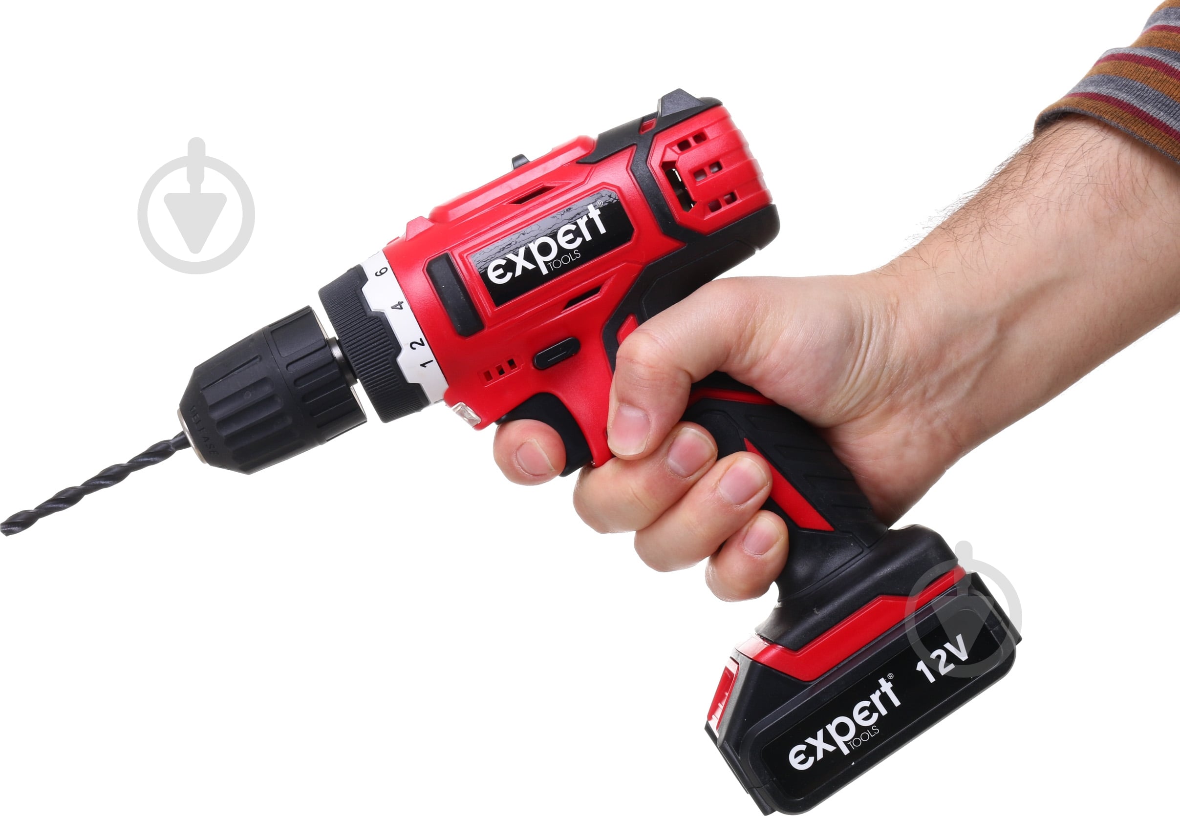 Шуруповерт аккумуляторный Expert Tools CD528-12/2S - фото 13