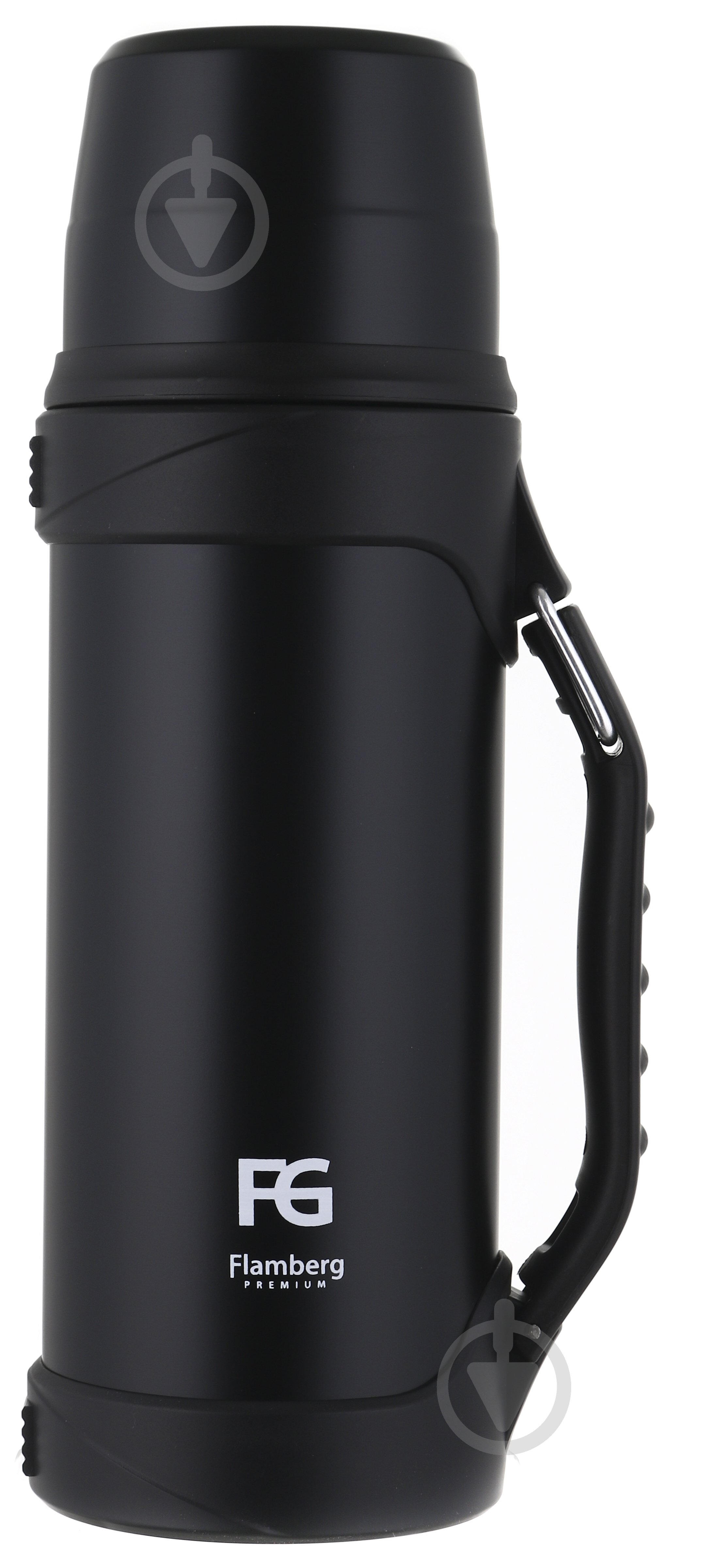 Термос Flamberg Premium туристичний 1200 мл Obsidian чорний XTH8-120 - фото 1