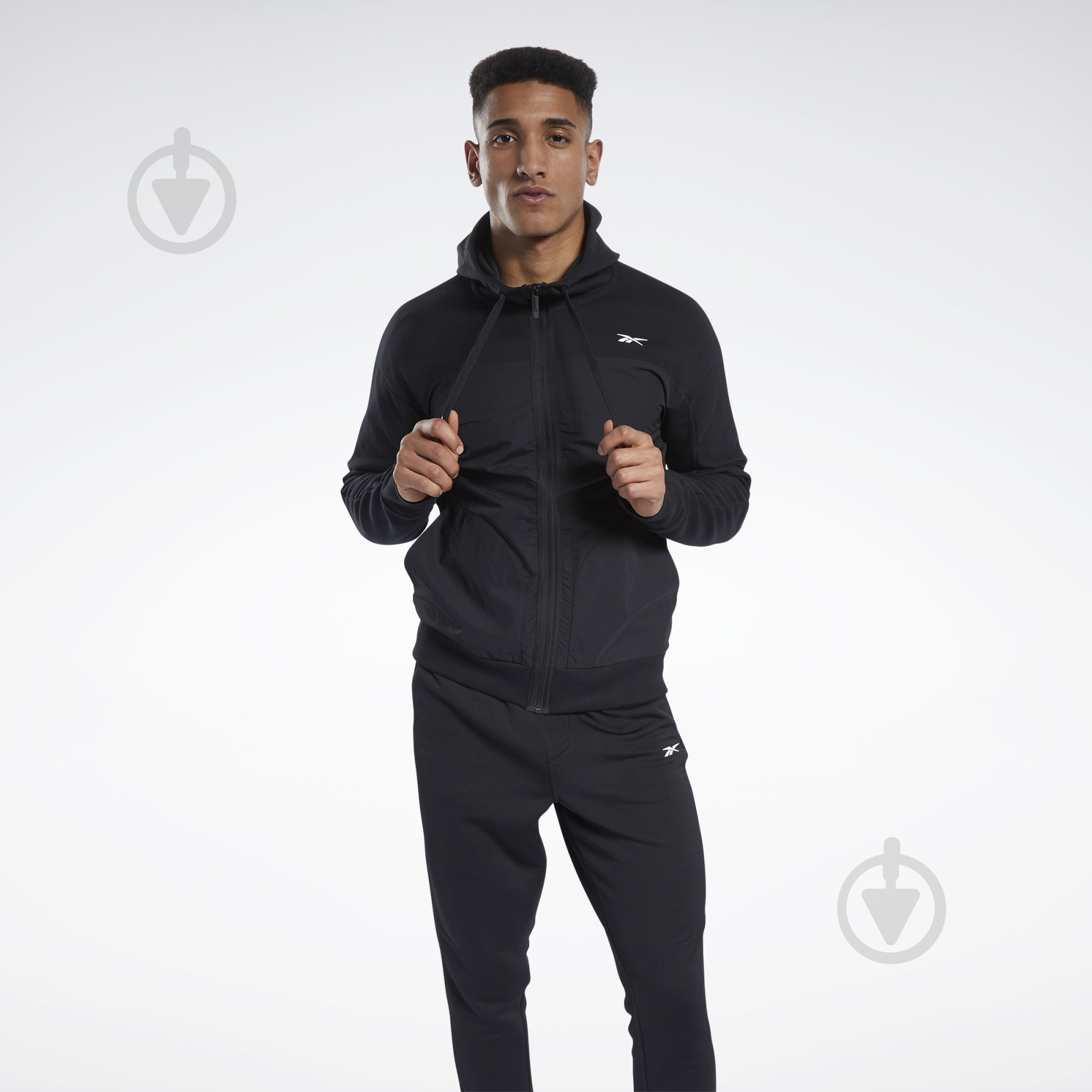 Джемпер Reebok FS8487 р. 2XL черный - фото 1