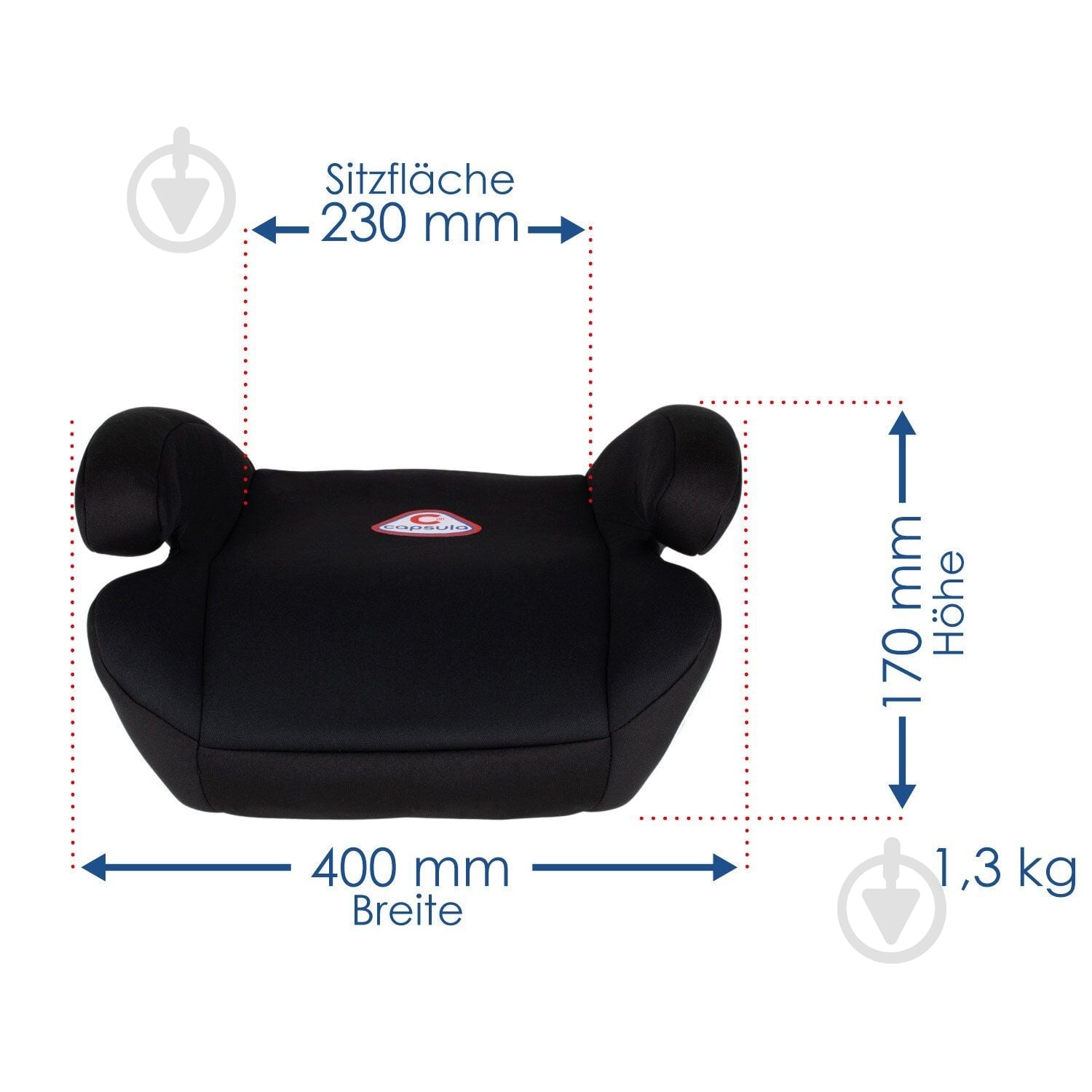 Автокресло-бустер Capsula JR4 Black черный 774010 - фото 4