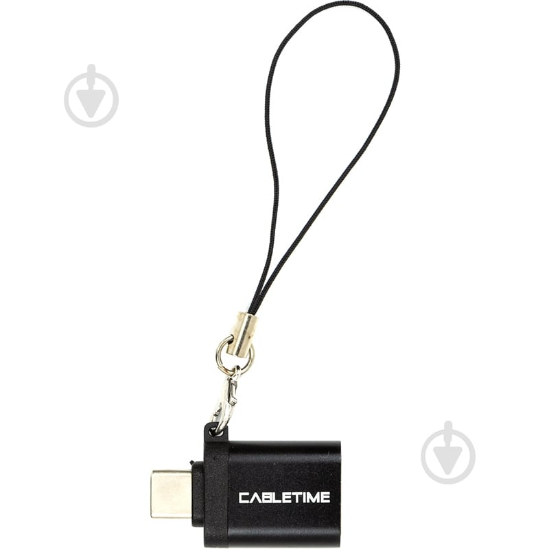 Адаптер CableTime OTG USB 3.0 Type-C (M) - USB Type-A (F) чорний (CA913688) - фото 2 Адаптер CableTime OTG USB 3.0 Type-C (M) - USB Type-A (F) чорний (CA913688) - фото 2