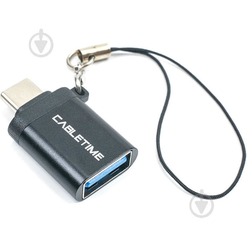 Адаптер CableTime OTG USB 3.0 Type-C (M) - USB Type-A (F) чорний (CA913688) - фото 1 Адаптер CableTime OTG USB 3.0 Type-C (M) - USB Type-A (F) чорний (CA913688) - фото 1