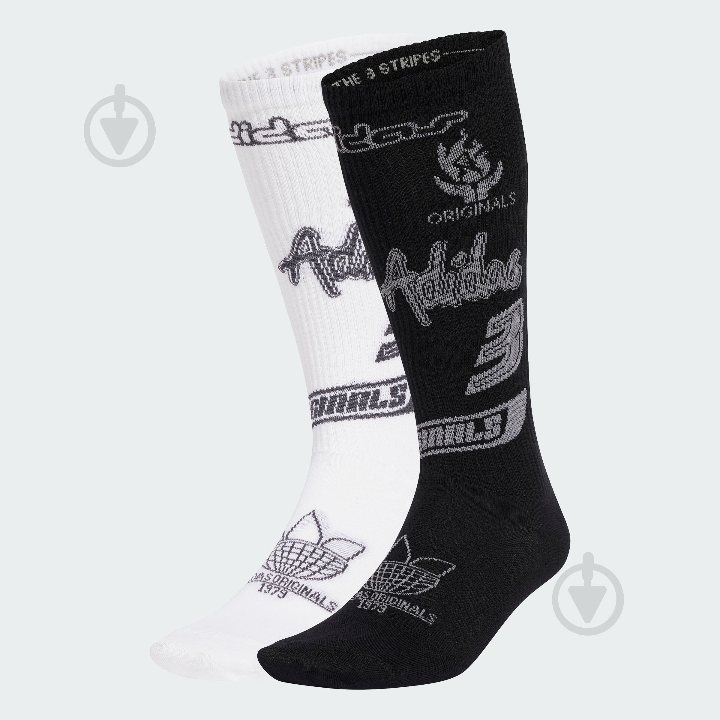 Носки Adidas SPONSOR CREW 2P JN7001 р.M черный - фото 1 Носки Adidas SPONSOR CREW 2P JN7001 р.M черный - фото 1