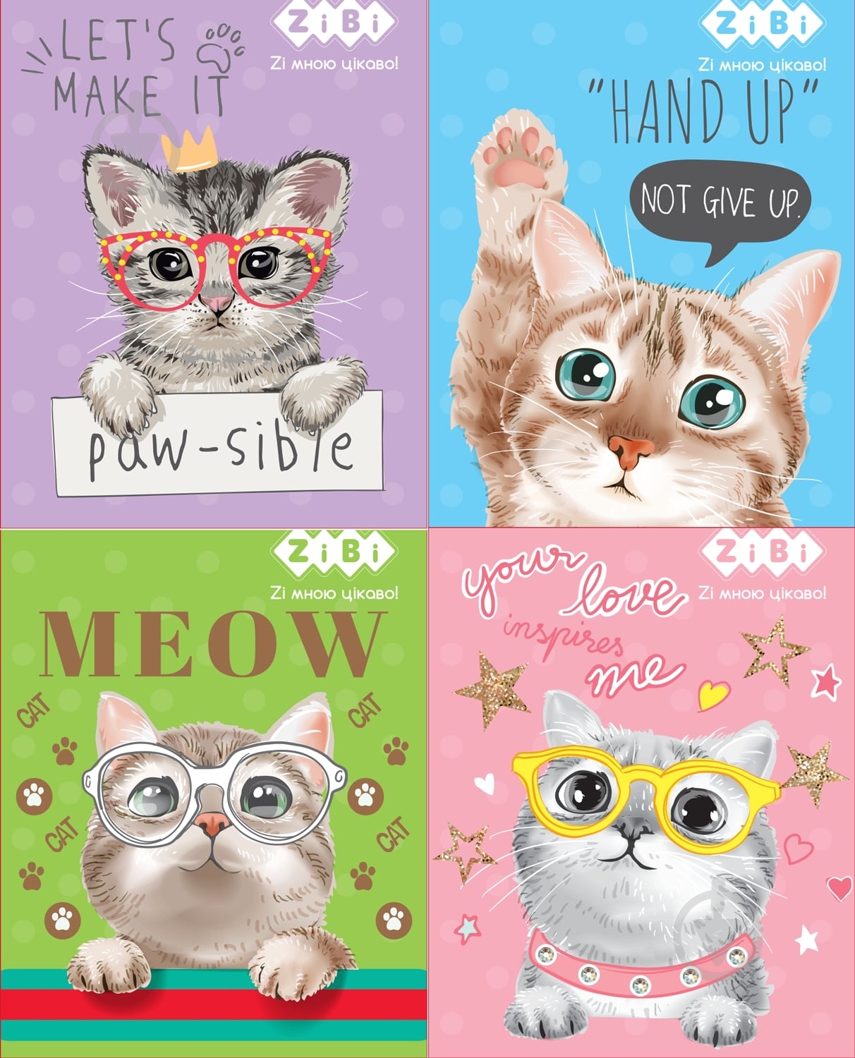 Блокнот EMOTIONS А7 40 листов ZB.12102 ZiBi - фото 1