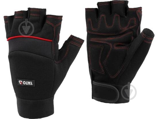 Перчатки YATO с покрытием кожа L (9) YT-74659 - фото 1