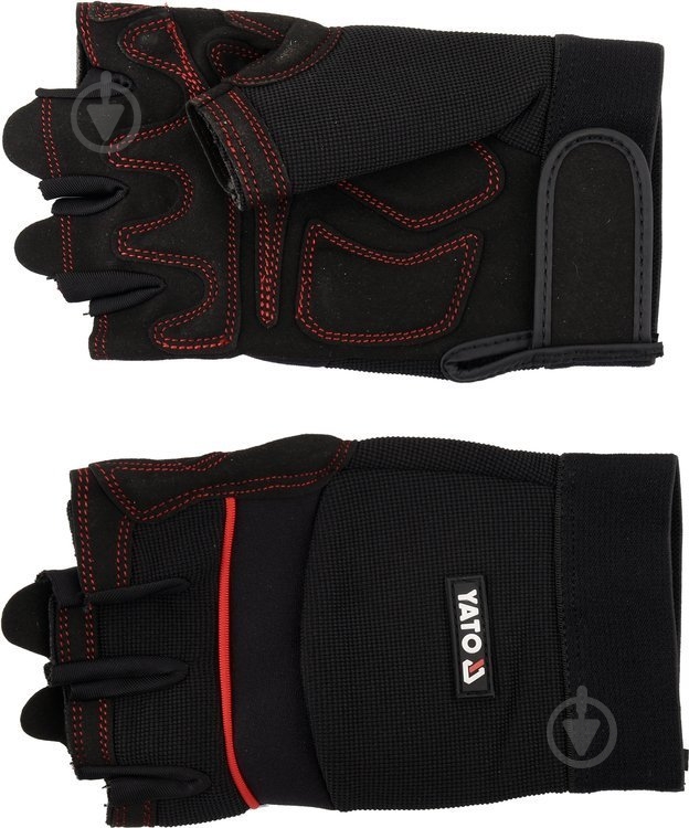 Перчатки YATO с покрытием кожа L (9) YT-74659 - фото 8