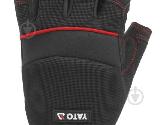 Перчатки YATO с покрытием кожа L (9) YT-74659 - фото 4