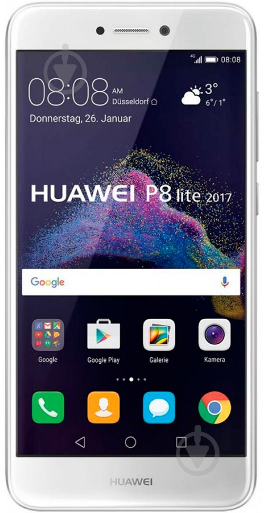 Смартфон Huawei P8 Lite 2017 Dual Sim 3/16GB (PRA-LA1 white) - фото 1