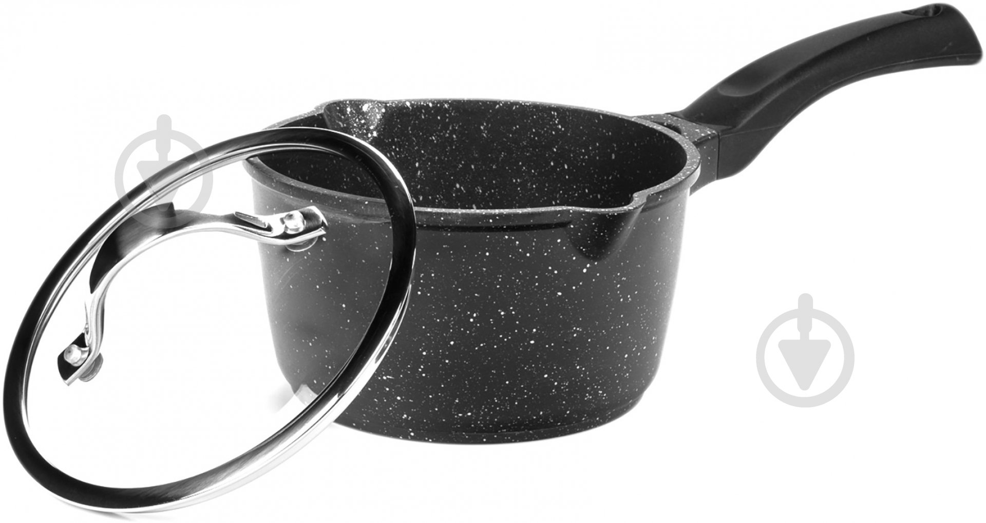 Ковш с крышкой Vinzer Granite Induction Line 1,6 л 16 см 89450 - фото 3