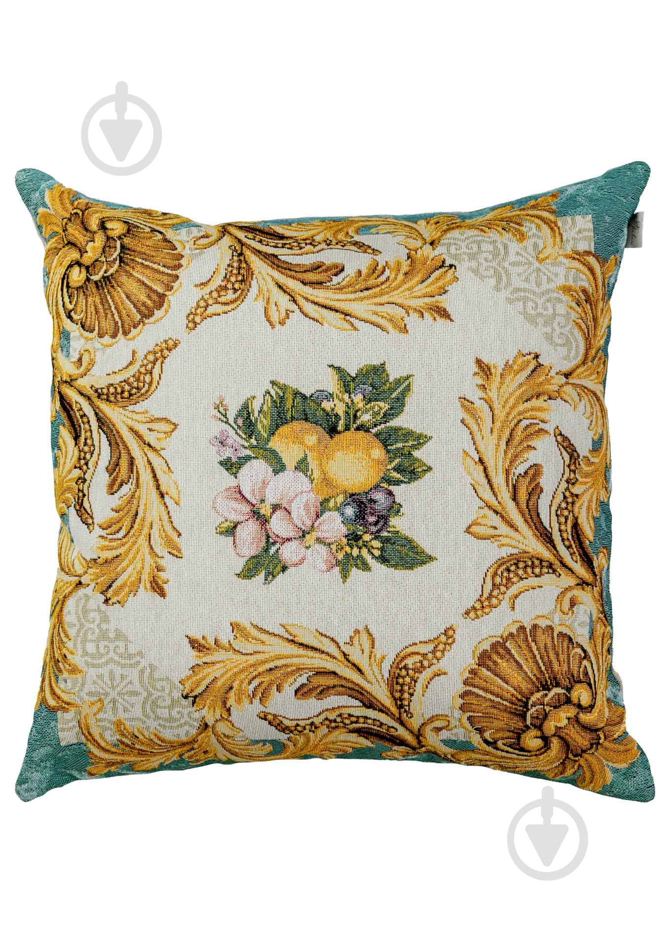 Подушка декоративная Verna Фрукты с вензелями 45x45 см Прованс - фото 1 Подушка декоративная Verna Фрукты с вензелями 45x45 см Прованс - фото 1