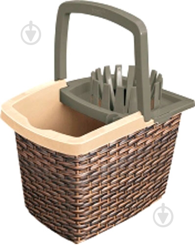 Ведро для швабры York стайл 15 л в ассортименте - фото 2 Ведро для швабры York стайл 15 л в ассортименте - фото 2