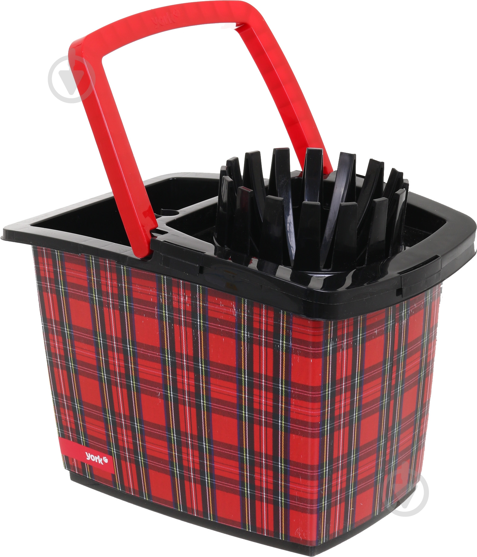 Ведро для швабры York стайл 15 л в ассортименте - фото 1 Ведро для швабры York стайл 15 л в ассортименте - фото 1