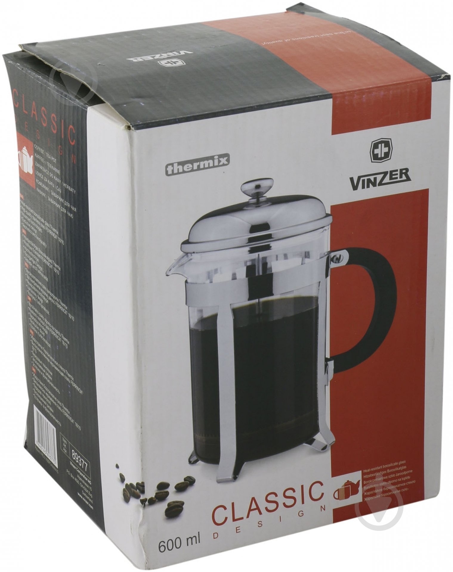 Френч-пресс Vinzer 600 мл 89377 - фото 2