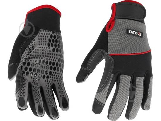 Перчатки YATO с покрытием кожа M (8) YT-746648 - фото 2