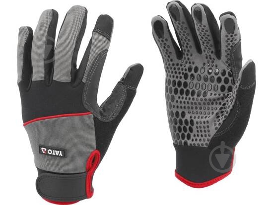 Перчатки YATO с покрытием кожа M (8) YT-746648 - фото 1