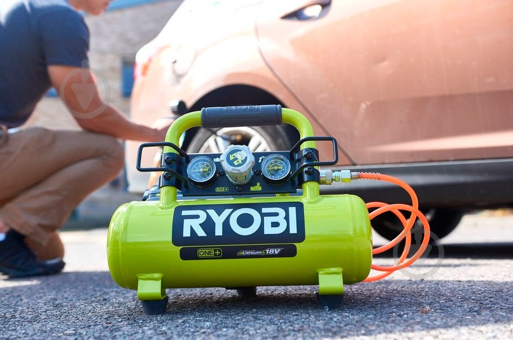 Компресcор автомобильный RYOBI R18AC-0 ONE+ - фото 6 Компресcор автомобильный RYOBI R18AC-0 ONE+ - фото 6