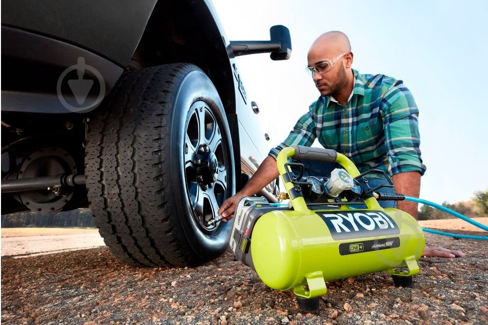 Компресcор автомобильный RYOBI R18AC-0 ONE+ - фото 11 Компресcор автомобильный RYOBI R18AC-0 ONE+ - фото 11