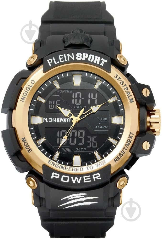 Наручные часы Combat Plein Sport black/gold (Ppsnba0523) - фото 1 Наручные часы Combat Plein Sport black/gold (Ppsnba0523) - фото 1