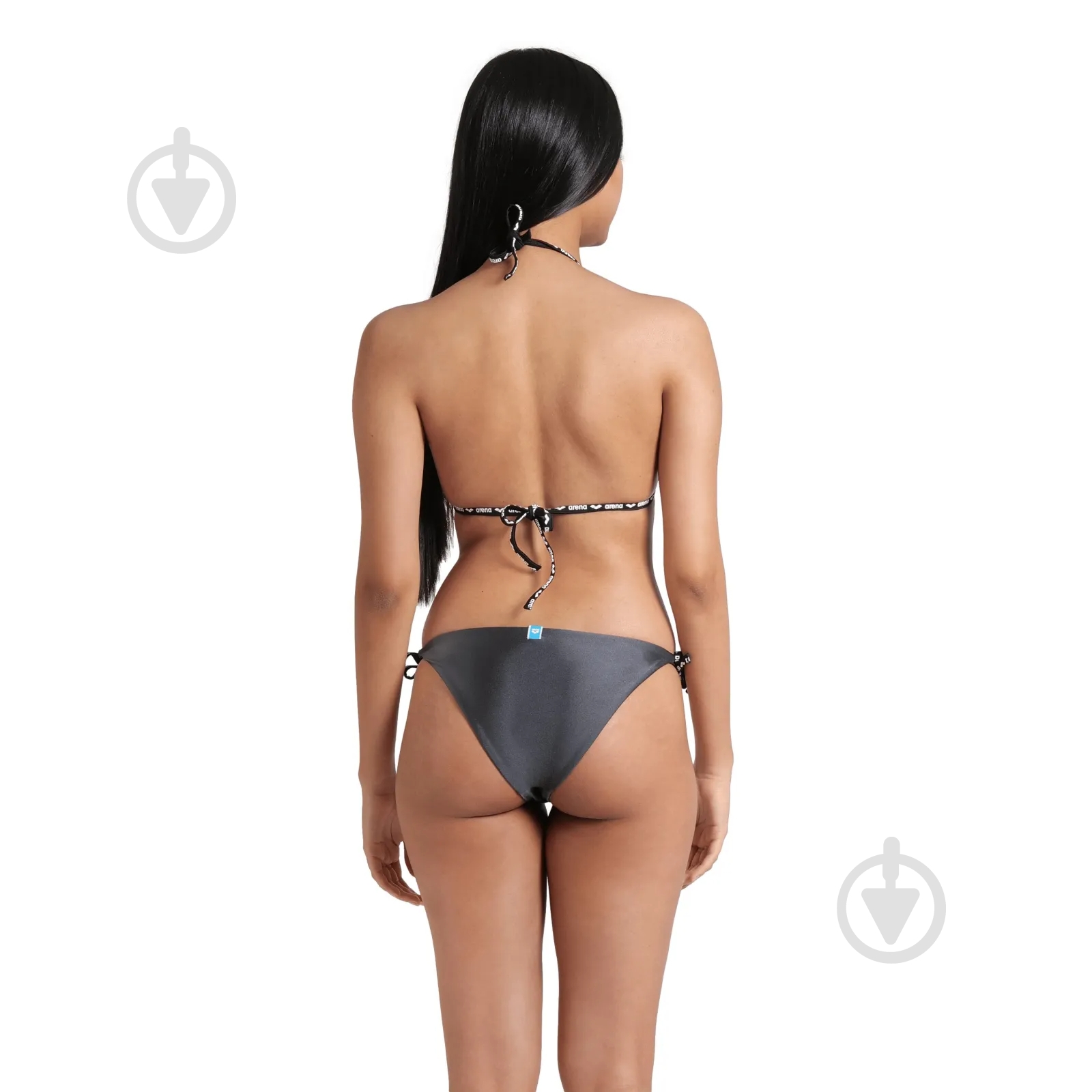Купальник Arena SOLID BIKINI TRIANGLE 009397-500 р.36 серый - фото 2