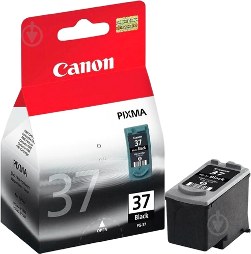 Картридж Canon PG-37 Black 2145B005AA черный - фото 1 Картридж Canon PG-37 Black 2145B005AA черный - фото 1