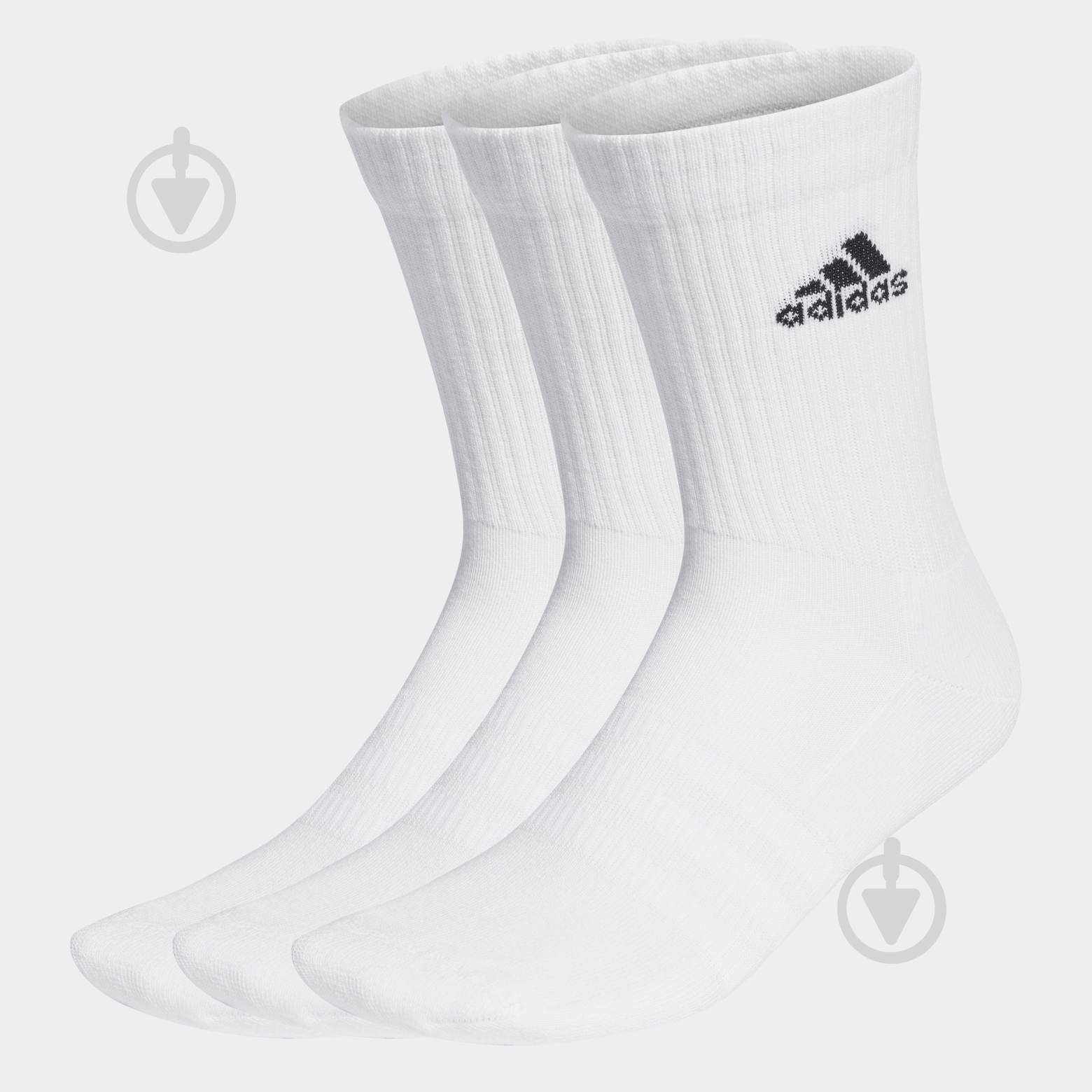 Шкарпетки Adidas C SPW CRW 3P HT3446 р.XL білий 3 шт. - фото 1 Шкарпетки Adidas C SPW CRW 3P HT3446 р.XL білий 3 шт. - фото 1