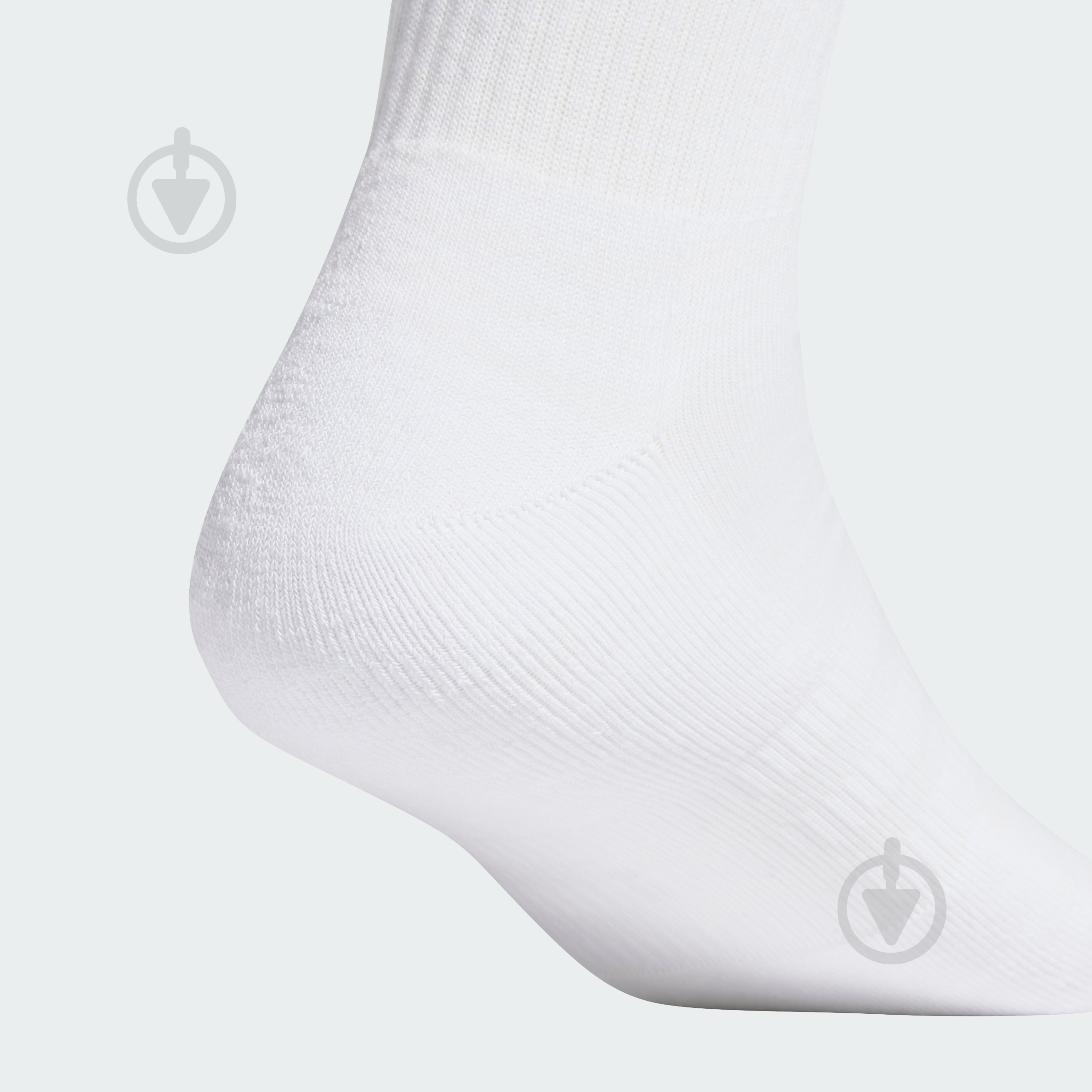 Шкарпетки Adidas C SPW CRW 3P HT3446 р.XL білий 3 шт. - фото 5 Шкарпетки Adidas C SPW CRW 3P HT3446 р.XL білий 3 шт. - фото 5