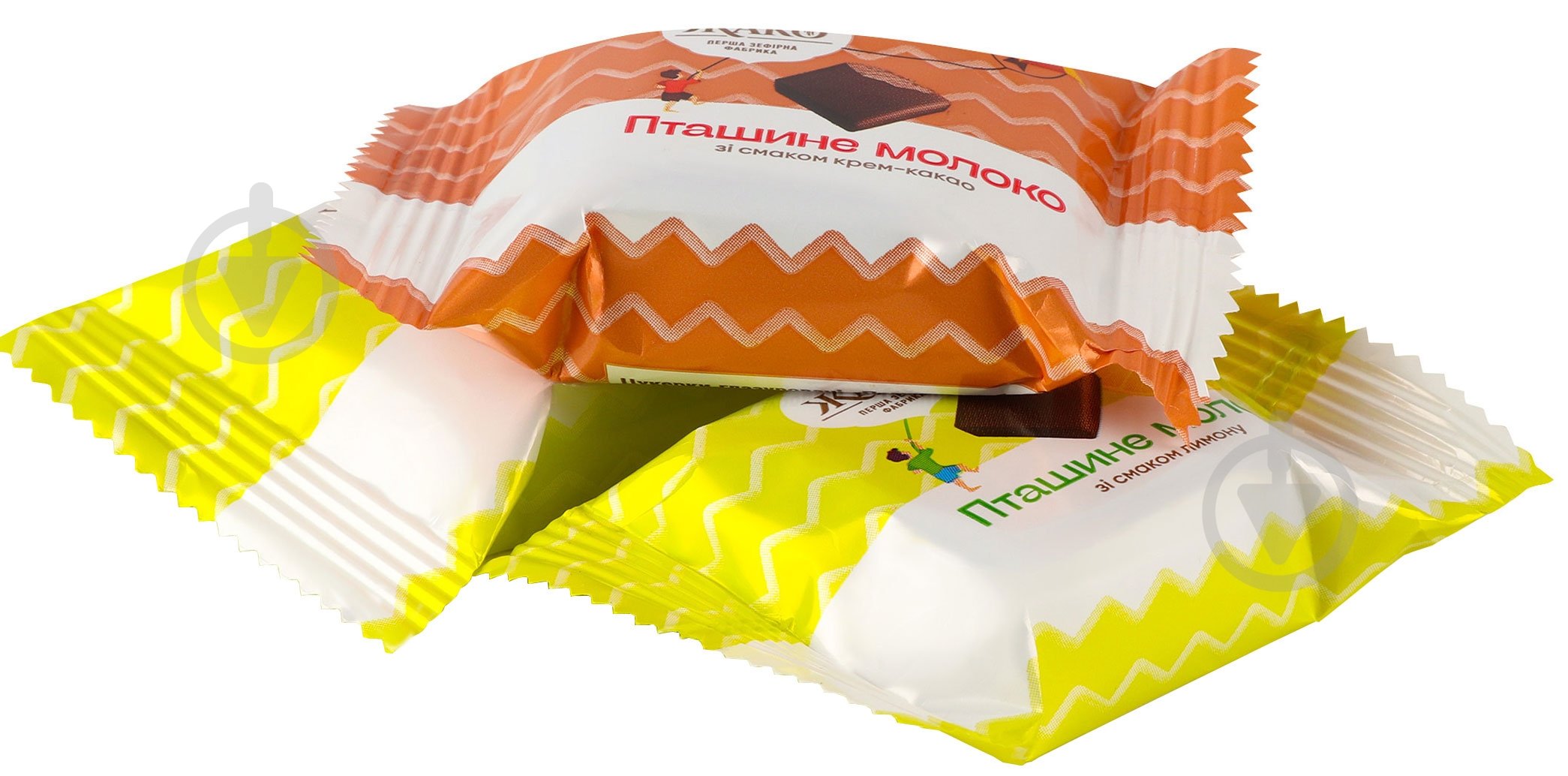 Цукерки Жако Пташине молоко крем-какао та лимон вагові - фото 1